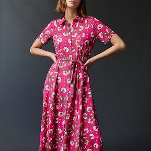 Anthro Porridge Vianne Maxi Shirt Dress 18W